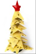 sýrový vánoční strom