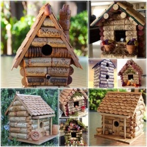 Korkový dům pro ptáčky
