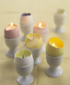 vajíčka se svíčkou