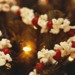 Brusinkovo – popcornový vánoční řetěz